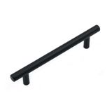 Alüminyum Paslanmaz Mat Siyah 224 Mm Mobilya Kulp Çap:12 Mm