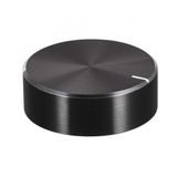 Aluminyum Pot Basligi 30Mm 6Mm Tirtikli Mil Siyah Metal Rotary Enkoder Potansiyometre Ses Kontrol