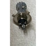 Alüminyum Soğutmalı H4 Led Far Ampulü Motosiklet Uyumlu Şimşek Etkili Çift Cob Led (9-85V)