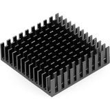 Aluminyum Soğutucu 4x4cm 40x40mm 143 Kanat Pasif Radyatör Peltier Led Elektronik Devre Entegre Vga Ram Memory Cpu Gpu