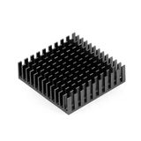 Aluminyum Soğutucu 4x4cm 40x40mm 143 Kanat Pasif Radyatör Peltier Led Elektronik Devre Entegre Vga Ram Memory Cpu Gpu