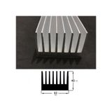 Alüminyum Soğutucu Profil Led Soğutma Profili Kalın 63 X 40 Mm 511373047