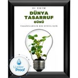 Alüminyum Su Geçirmez Çerçeve Açılır Kapanır 25 mm - Siyah - A4 (21x30)