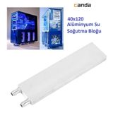 Alüminyum Su Sıvı Isıtma Cpu Soğutma Bloğu 40X120X12 MM 120 MM