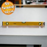 Aluminyum Su Terazisi 50 Cm Insaat Duvar Fayans Marangoz Muhendislik Olcum Egim Olcu Egik Olcme