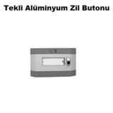 Aluminyum Tekli Zil Butonu