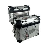 Alüminyum Yan Çanta 33LT Takım GÜMÜŞ/DESENLI/HON-40034 - Standart