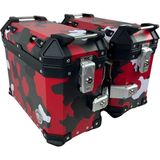 Alüminyum Yan Çanta 33LT Takım KAMUFLAJ/KIRMIZI/MC00503 - Standart