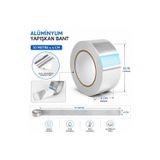 Alüminyum Yapışkan Bant 10 Metre X 4 Cm Isıya Ve Suya Dayanıklı
