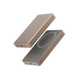 Alupac 10K 10.000 Mah 20W Type-C Ve 15W Kablosuz Şarj Çıkışlı Pd Hızlı Şarj Magsafe Powerbank - Gold