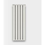 Alurad Alüminyum Panel Radyatör Klasik 1250X240 RAL9010 Kırık Beyaz - Kirli Beyaz