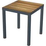 Aluseat Iroko 70x70 cm Tablalı Alüminyum Masa