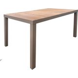 Aluseat Iroko 80X120 cm Tablalı Alüminyum Masa Capicino