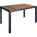 Aluseat Iroko Tablalı Alüminyum Masa 100X160