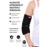 ALUSLİVE EPİKONDİLİT DESTEKLİ DİRSEKLİK SAĞ VE SOL KULLANILABİLİR STANDART BEDEN