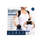 ALUSLİVE LÜX KLAVİKULA BANDAJI (CLAVICULA) S-M KÖPRÜCÜK KEMİĞİ ORTEZİ OMUZ DURUŞ DÜZELTİCİ 26-41 CM