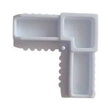 Aluwand Alvetro Beyaz Sineklik Köşe Takozu 17X25 mm 20 Adet Yırtılmaya Dayanıklı Malzeme
