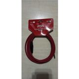 Alux Gitar Saz Jak Kablo 3 m Kırmızı