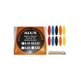 Alux Müzik 0.22 Profesyonel Divan Bağlama Piramit Tel Seti + Adet Numaralı Tezene + Eşik