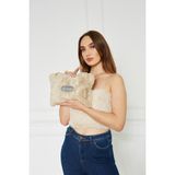 ALV Fashion Peluş Çanta - Bej