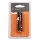 Alvenda Home 3.7 V 1200 Mah Şarj Edilebilir 18650 Turbo Model Li-İon Şarjlı Pil