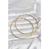 Alvenda Home 316L Çelik Gold Renk 80 mm Kadın Halka Küpe TJ-BKP11688