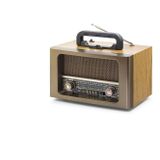Alvenda Home Bluetooth Nostaljik Hoparlör Fm Kumandalı 31 X 17.7 X 19.9 Cm NS6670BT