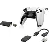 Alvenda Home Retro Oyun Stick HDMI Çift Gamepad Seti 2.4g Kablosuz - Beyaz HD331 - Çok Renkli
