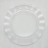 Alvenda Home Şeffaf Lüks Plastik Mika Yuvarlak Tabak 22 Cm 6 Adet