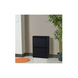Alveon ALV-102 Siyah 2 Katlı Metal Ayakkabılık