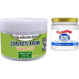 Alvera Collection 2 Tane Çörek Otu Kremi 150 ml Büyük Boy Krem + 2 Tane Snow Kitten 50 ml Menthol Balm / Kas Diz Dirsek Sırt Bel Iskelet Agrilarina Masaj Seti - Belirtilmemiş