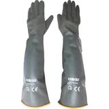 Alvera Collection Hr Latex Endüstriyel Uzun Eldiven 55 cm - Belirtilmemiş - Antrasit - Siyah - Kırmızı - 10
