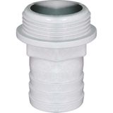 Alvera Collection Plastik 1 1/4 Hortum Rekoru - Ahşap - Beyaz - Belirtilmemiş