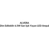 Alvera Dim Edilebilir 6.5W Sarı Işık Yayan LED Ampul - Standart