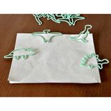 Alvera Dinozor Figürlü Kitap Ayracı ve Ataç Seti – 3D Baskı Karışık Desen-Mint