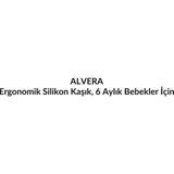 Alvera Ergonomik Silikon Kaşık, 6 Aylık Bebekler Için - Standart