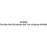 Alvera Tam Boy Mat Cila Keman Seti: Yay ve Reçine ile Birlikte