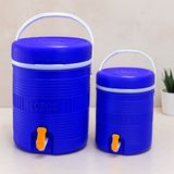 Alvera Yuvarlak Plastik Termos Seti 14L+6L Musluklu - Standart