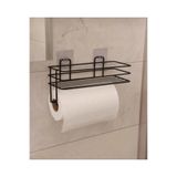 ALVERO Yapışkanlı Raflı Kağıt Havluluk Peçetelik Havlu Kapıtlık Banyo Mutfak Düzenleyeci Raf