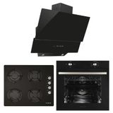 Alveus Chief 604 MFA 604 - GLS 640 - MOD 3000 3'lü Siyah Ankastre Set