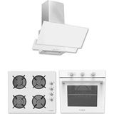 Alveus Ecoplus Beyaz 3'lü Ankastre Set Turbo Fanlı