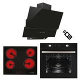 Alveus Europe MFA 627 Vitro 641 MOD 3000 3'lü Siyah Ankastre Set