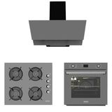 Alveus F17 - GLS640 - MFA627 3'lü Gri Ankastre Set
