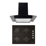 Alveus GLS 640-İBER Siyah 2'li Ankastre Set