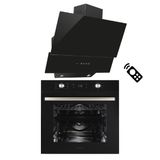 Alveus Majestic MFA 627 - MOD 3000 2'li Siyah Ankastre Set