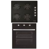 Alveus MFA 614 M BL - GLS 640 Siyah 2'li Ankastre Set