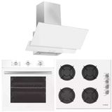 Alveus MFA604 - GLS640 - F17/60 Beyaz 3'lü Ankastre Set