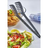 Alvin Sert Plastik Yanmaz Yapışmaz Yüksek Isıya Dayanıklı Makarna Salata Servis Maşası - 22 cm