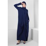Alvina ASİMETRİK KESİM CEPLİ ELBİSE 43903