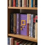 Alvina Atölye Friends Mor Kapı Book Nook - Kitap Arası Diorama & Kumbara Kutu - Dekoratif Kitaplık Aksesuarı